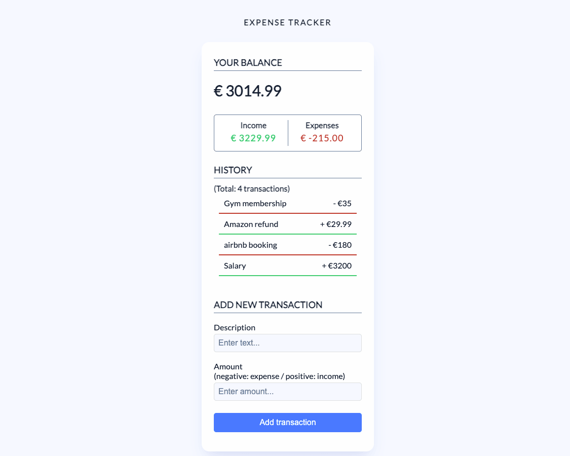 Expensetracker